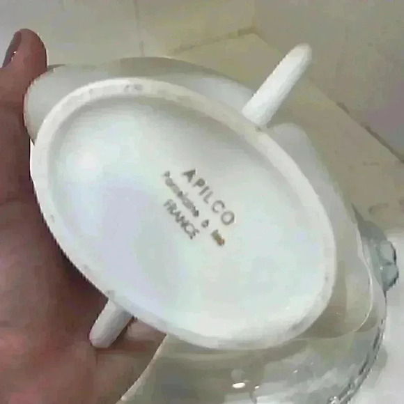 French Apilco Gravy Separator Classic Whiteware Porcelain Made in France - Picture 9 of 10